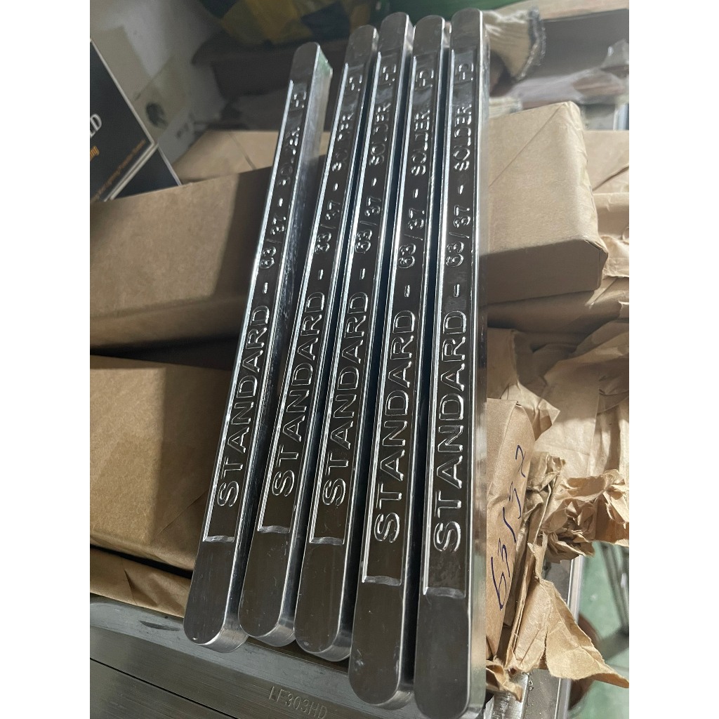 Thiếc hàn thanh 63/37 ( Thanh 1kg , tỉ lệ thiếc 63% )