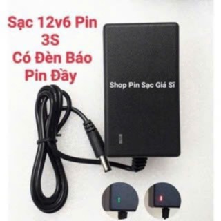 Sạc Pin 12v 3s Có Đèn Báo và Ngắt Khi Đầy
