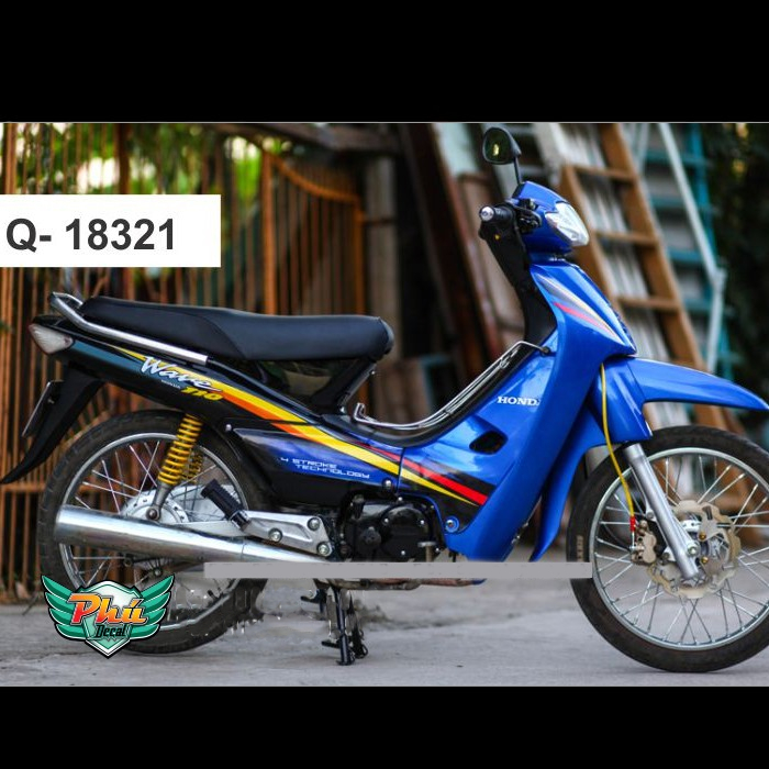 Tem rời Wave nhỏ xanh đen vàng (z)