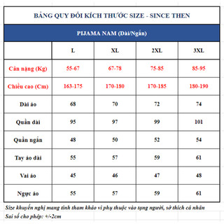 Bộ áo ngủ nam, bộ đồ ngủ pijama nam dài tay, ngắn tay (Kèm ảnh thật) - Since Then