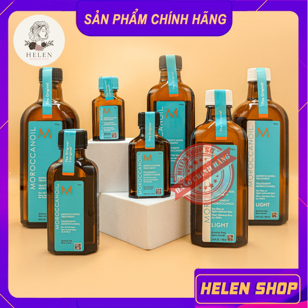  CHÍNH HÃNG  Tinh Dầu Dưỡng Tóc Moroccanoil Treatment | Phục hồi tóc hư tổn giảm xơ rối dưỡng ẩm 