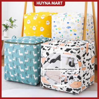 Túi đựng quần áo, chăn ga, thú bông cỡ lớn, vải Oxford có khóa kéo 100L-135L-175L TD20
