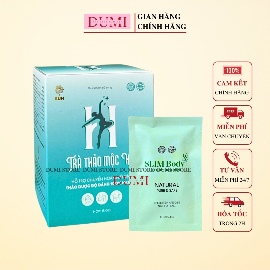 Trà Thảo Mộc HC Chính Hãng của SUN, Giảm Cân Thảo Mộc HC giảm cân an toàn, hiệu quả, đốt cháy mỡ thừa sau 15ngày sử dụng