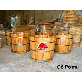 Bồn tắm tròn gỗ cao cấp, Bồn tắm gỗ