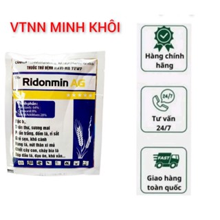 COMBO 10 GÓI RIDOMIN AG GÓI 50GR trừ bệnh thối rễ thán thư chết nhanh đốm lá