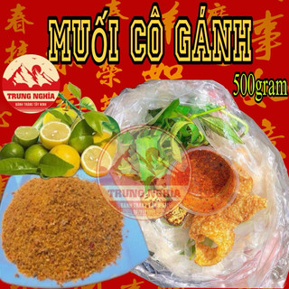   500GAM Muối Cô Gánh Huyền Thoại Bánh Tráng Chấm food TRUNG NGHĨA 
