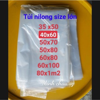 1KG Túi nilong dẻo mờ, bóng kiếng trong suốt bảo quản hàng hóa chăn màn,bọc nilong chống nước,TÚI PE