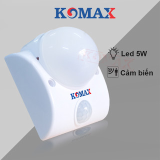 ĐÈN LED CẢM ỨNG HỒNG NGOẠI KM-S15N có kèm bóng đèn 5W, đui đèn cảm ứng kèm led sử dụng nguồn 220V