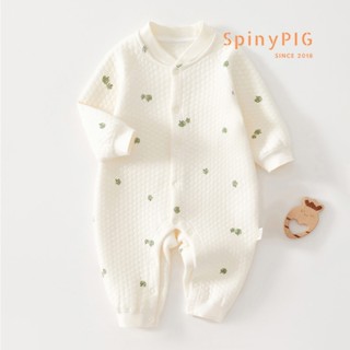 Bộ body cho bé sơ sinh 0-2 tuổi trần bông dài tay dày ấm cotton nhiều họa tiết xinh cho bé trai bé gái mùa đông
