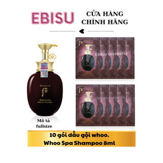 [Date 2027] 10 gói dầu gội Whoo Spa Shampoo 8ml_Ebisucosmetic