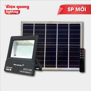 Bộ đèn LED pha năng lượng mặt trời NLMT Điện Quang Premium ĐQ LEDSL100 100 765 (100W, Solar, IP65,Ánh sáng trắng)