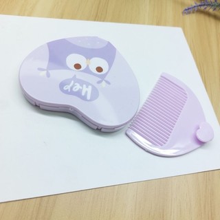 Gương lược bỏ túi hình trái tim