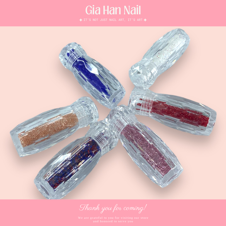 Đá rắc nail - đá rắc sáng cao cấp trang trí móng tay - GIA HAN Nail