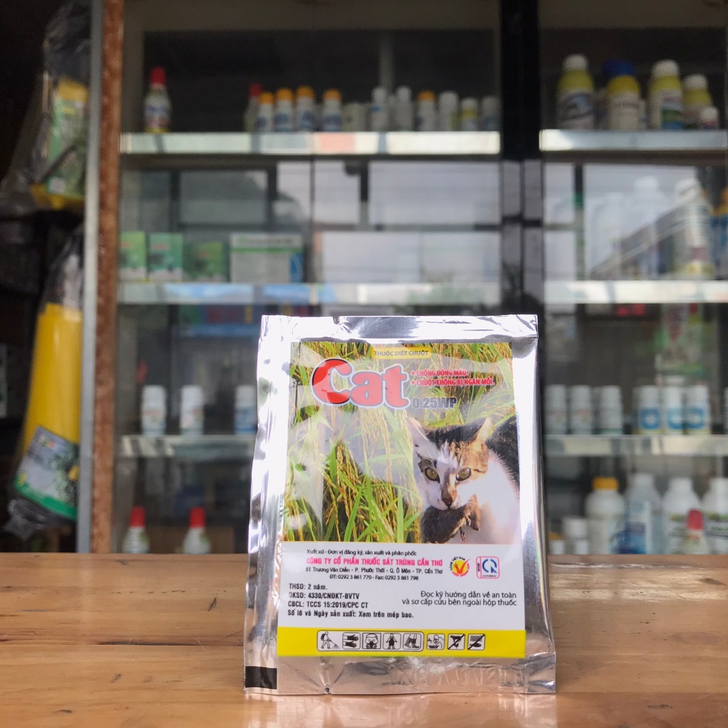 Thuốc diệt chuột Cat 0.25WP 10g