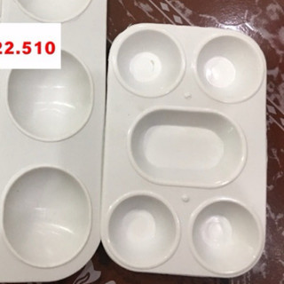 COMBO 5 KHAY PHA MÀU VẼ LỚN NHỎ