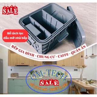 BỂ TÁCH MỠ MỚI NHẤT, LOẠI NHỎ GIA ĐÌNH, CÓ KHOÁ VÀ GIOANG SILICON CHỐNG MÙI, CÔN TRÙNG, LOẠI ƯA DÙNG NHẤT, GIÁ TỔNG KHO