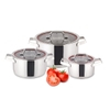Bộ Nồi Inox 3 Lớp Liền Khối Kalpen Emer EM1