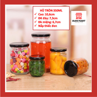 Hũ Thủy Tinh Nắp Thiếc Chưng Yến, Làm Sữa Chua, Đựng Tinh Bột, Gia Vị, Trà Hoa - Duhi Mart