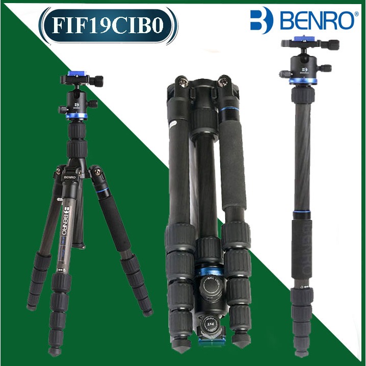 Chân máy ảnh Benro FIF19CIB0, Carbon