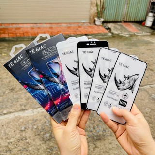 (IP16) Kính cường lực tê giác full màn Iphone 6/6s/plus/SE/7/8/Plus/X/Xs/Xr/Xsmax/11/12/13/14/15/16/Pro/Max/Promax/Plus