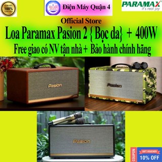 Loa Karaoke Di Động PARAMAX PASION 2, Kèm 2 micro cao cấp ,Hàng chính hãng