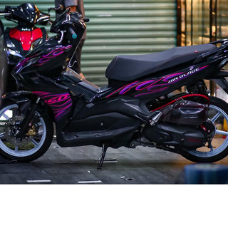 Tem rời Xe Airblade Ab đen tím lửa mẫu mới xe đời 2020-2022