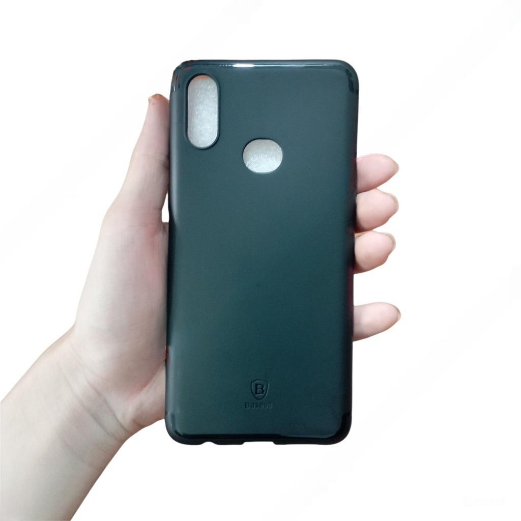 Ốp lưng Samsung A10S/ M01S loại dẻo đen TPU viền gồ giúp bảo vệ cam cao cấp, bền đẹp