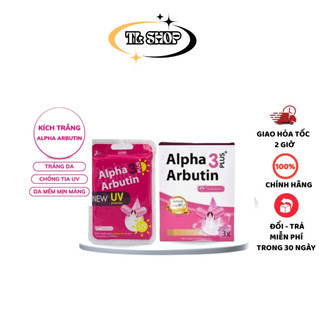 Viên Bột Kích Trắng Kyra Alpha Arbutin 3 Plus Đêm, Ngày UV Giúp Da Trắng Mịn Hàng Thái Lan Chính Hãng