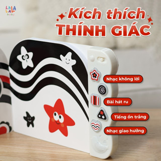 Sách Âm Thanh Lalalook Đồ Chơi Kích Thích Thị Giác Não Bộ Phát Triển Cho Bé Sơ Sinh