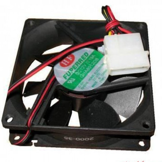 Quạt tản nhiệt Case 8x8 Đen