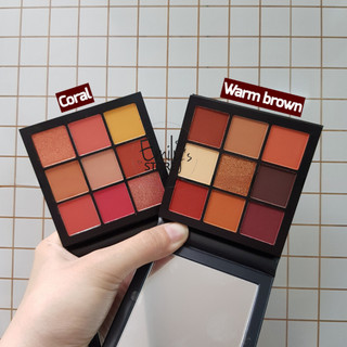 Phấn Mắt Huda Obsession Eyeshadow Palette 9 Ô Kèm Gương. Màu Nâu Ấm Trung Tính. Màu Hồng San Hô