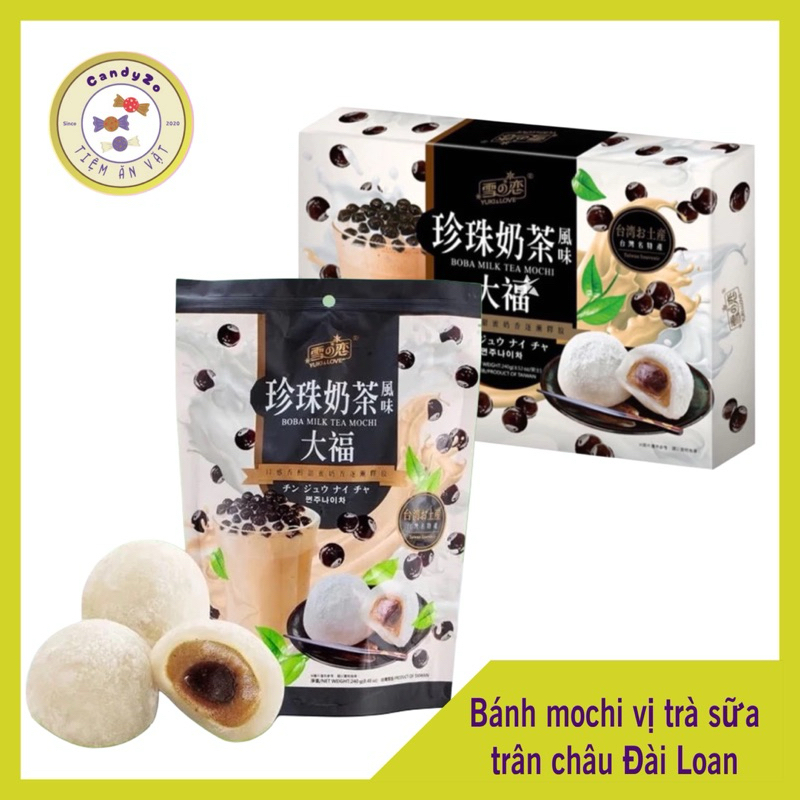 BÁNH MOCHI TRÀ SỮA TRÂN CHÂU (BUBBLE MILK TEA) Đài Loan