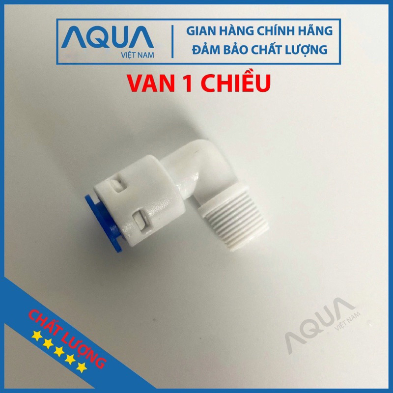 Van 1 chiều, van co vuông của máy RO 1 đầu ren 10-1 đầu dây 6 (4042A)