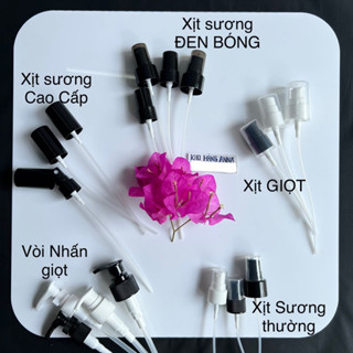    SET 3 và 1   Đầu XỊT TONE PHUN SƯƠNG - vòi xịt TẨY TRANG phi 24   20   18   28 - Nắp thay thế chai xịt mỹ phẩm 