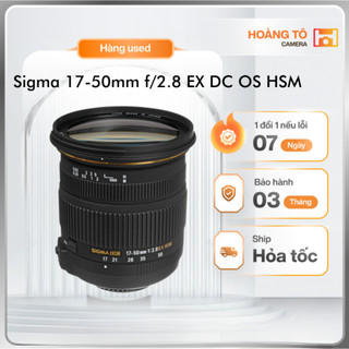  Ống kính Sigma 17-50mm f 2.8 EX DC OS HSM cũ ngoại hình khá 