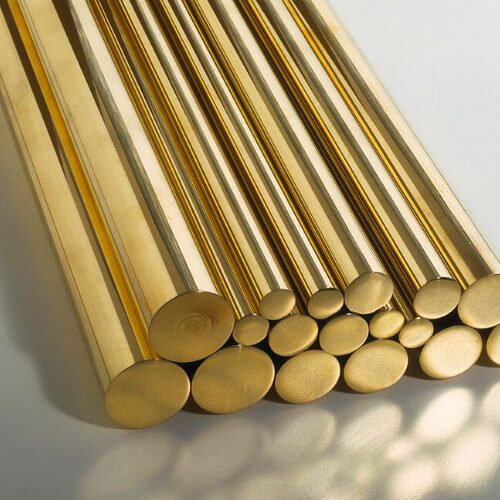 Đồng vàng tròn đặc phi 25 Dài 1m ( Đường kính rộng 25mm )