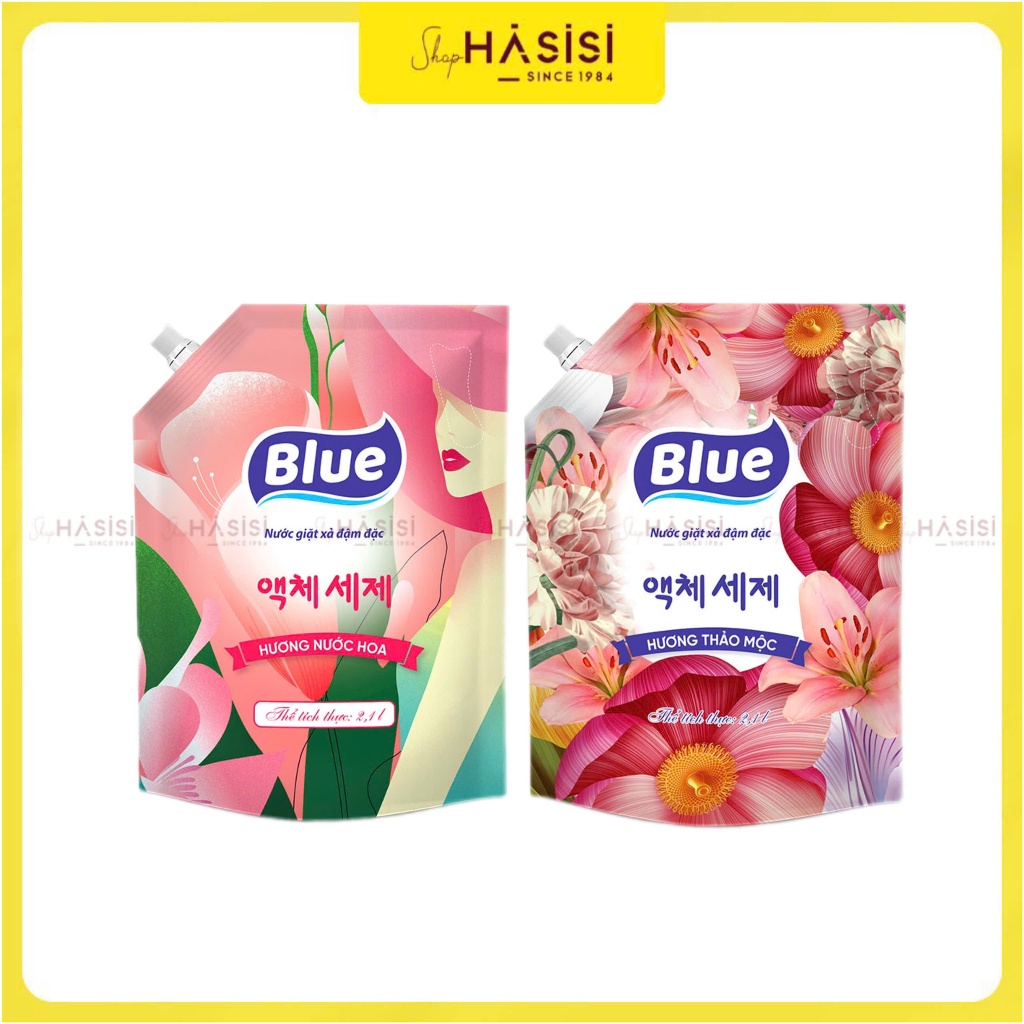 Nước Giặt BLUE  2L~ 2.1L (Dạng Bịch)