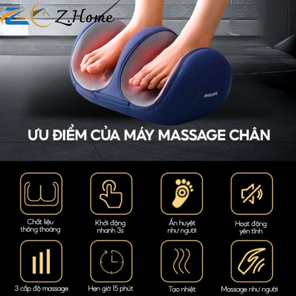 Máy massage chân bấm huyệt L07, máy matxa chân hồng ngoại, 3 chế độ giảm đau, lưu thông khí huyết