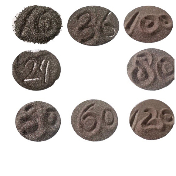 1kg F80 Hạt thép cát oxit Nhôm Khắc đá , cát đánh bóng kim loại , aluminium oxide phun làm sạch bề m