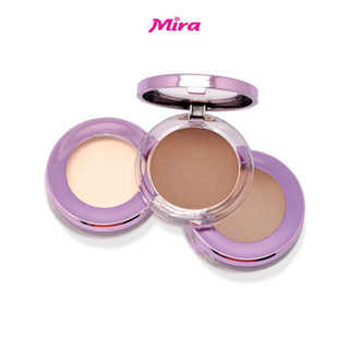 Phấn Mắt Tạo Khối Dạng Bột Lâu Trôi Kiềm Dầu Mira Shading Powder B623 – Highlight Bắt Sáng Tự Nhiên