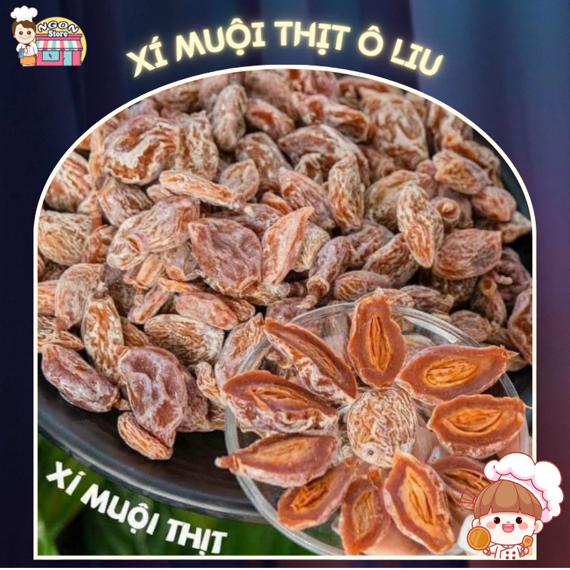 【HÀNG XỊN】Xí Muội Thịt Không Hạt 100% Oliu Chua Ngọt - Ô Mai Xí Muội - Ô Mai Không Hạt NGON STORE