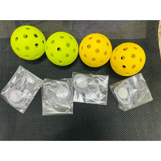 Bộ tự tập Pickle ball nâng cao tại nhà dán trần - combo 4 banh 4 dây 4 móc