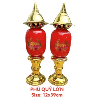 Đèn Thờ PHÚ QUÝ [ Bộ 2 cái]  ( Tiểu - Trung - Đại)