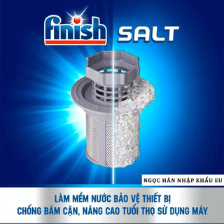 Muối dùng cho máy rửa chén bát Finish Salt 1kg