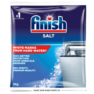 Muối dùng cho máy rửa chén bát Finish Salt 1kg