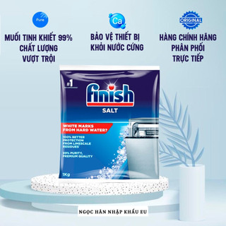 Muối dùng cho máy rửa chén bát Finish Salt 1kg