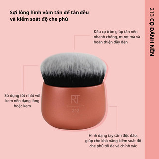 Cọ Trang Điểm Tán Nền Cao Cấp Real Techniques