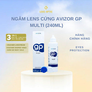 Dung dịch ngâm rửa kính áp tròng cứng Avizor GP Multi (240ml)- nước ngâm lens ortho k LensOptic Hà Nội