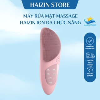  Máy rửa mặt massage HAIZIN ion đa chức năng chống nước làm sạch sâu công nghệ IPX7 BH 12 tháng 