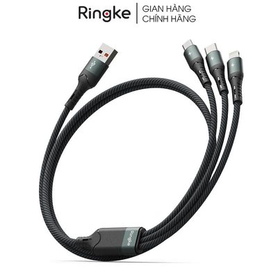 Cáp sạc nhanh đa năng RINGKE 3-in-1 Fast Charging Multi Cable 1.2M